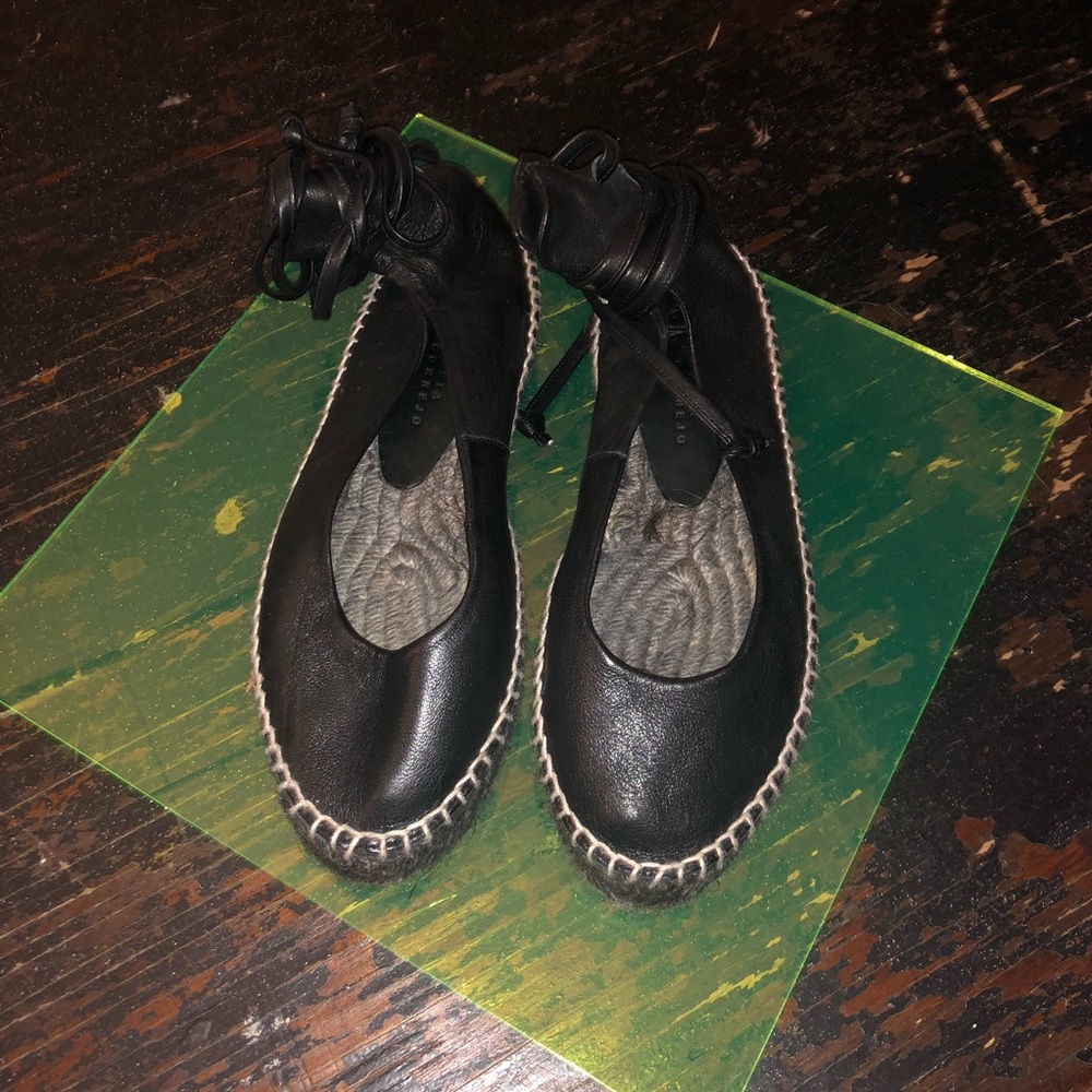 Zero Maria Cornejo leather espadrilles